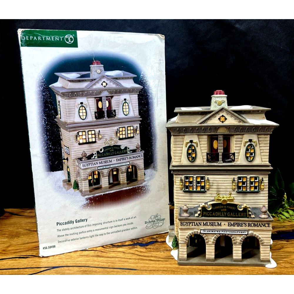 Dept 56 Picadilly Gallery Dickens Village Series #58498 2001 Retired